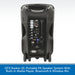 QTX Busker 10, Portable PA Speaker System With Built-In Media Player, Bluetooth & Wireless Mic