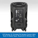 QTX Busker 15, Portable PA Speaker System With Built-In Media Player, Bluetooth & Wireless Mic