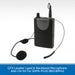 QTX Lavalier Lapel & Neckband Microphone Add-On Kit For QXPA-PLUS (863.8MHz)