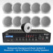 Restaurant Background Music System & Bluetooth - Up to 12 Bosch In-Ceiling Speakers