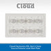 Cloud Electronics RSL-6x4 4-Zone Source/Volume Level Wall Plate