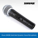 Shure SM58S Switched Dynamic Cardioid Vocal Microphone