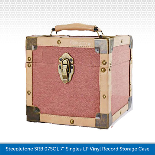 Steepletone SRB 07SGL 7" Singles LP Vinyl Record Storage Case