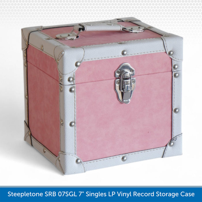 Steepletone SRB 07SGL 7" Singles LP Vinyl Record Storage Case