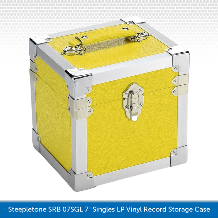 Steepletone SRB 07SGL 7" Singles LP Vinyl Record Storage Case