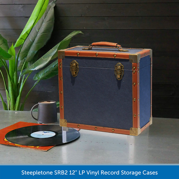 Steepletone SRB2 12" LP Vinyl Record Storage Case