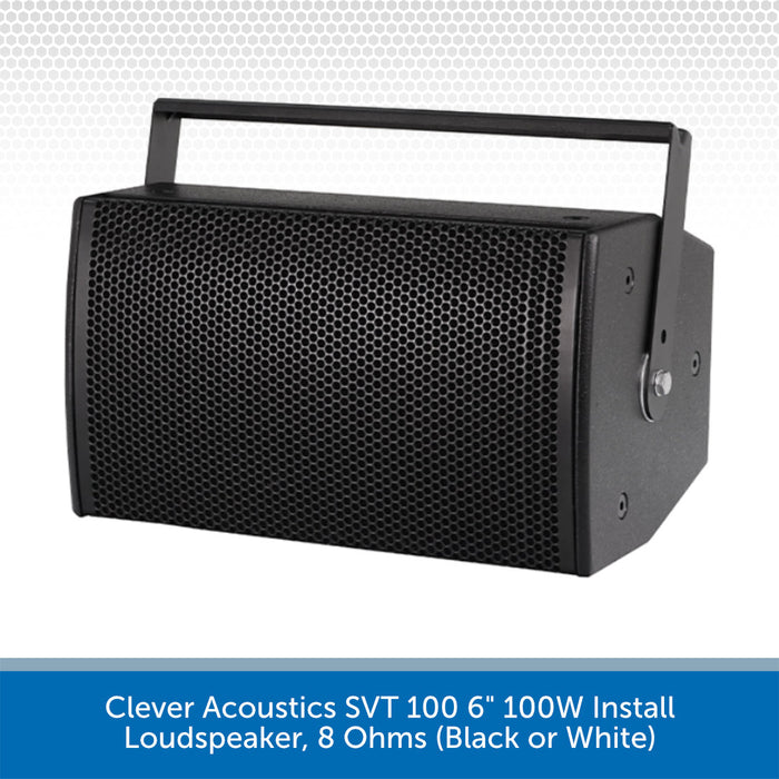 Clever Acoustics SVT 100 6" 100W Install Loudspeaker, 8 Ohms (Black or White)