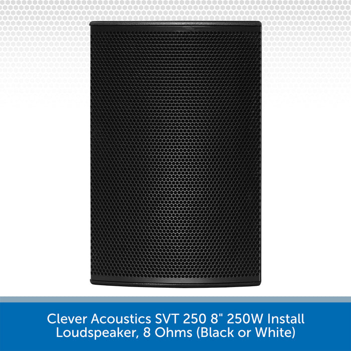 Clever Acoustics SVT 250 10" 250W Install Loudspeaker Black Front