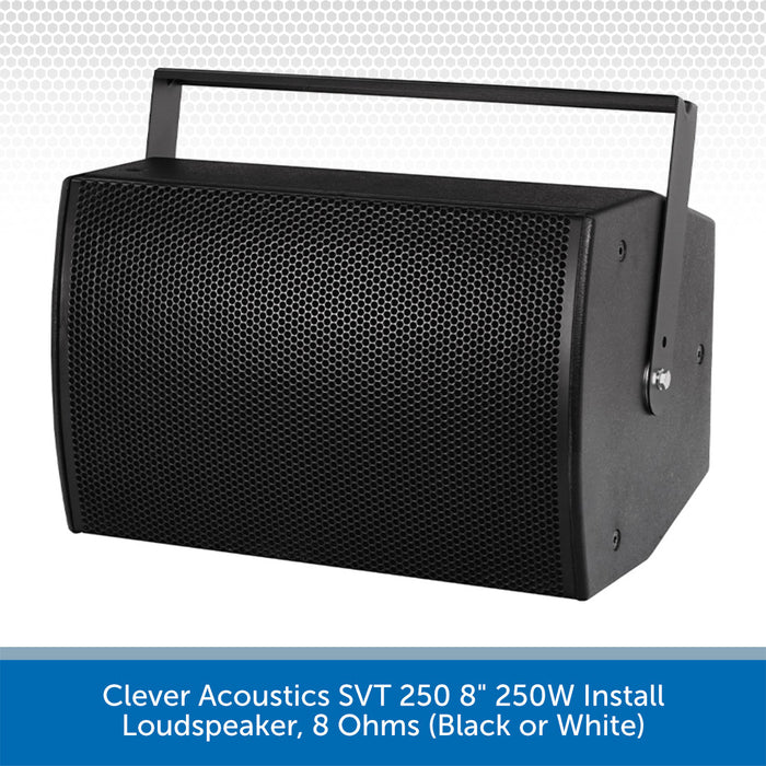 Clever Acoustics SVT 250 10" 250W Install Loudspeaker Black Front Bracket