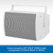 Clever Acoustics SVT 250 10" 250W Install Loudspeaker White Front Bracket