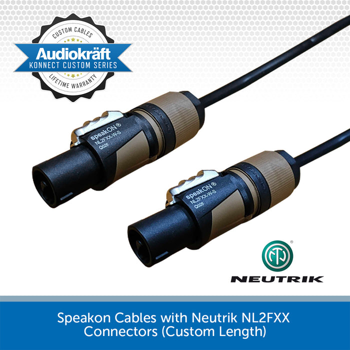 AudioKraft Konnect Custom Series | Premium Speakon Cable