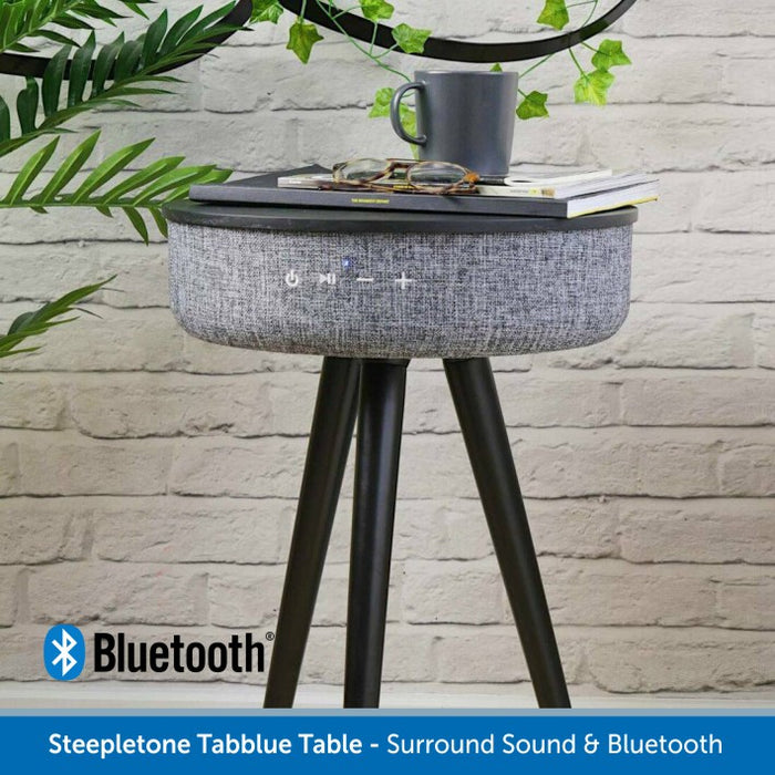 Steepletone Tabblue Table with 6 Speakers With 360 surround Sound