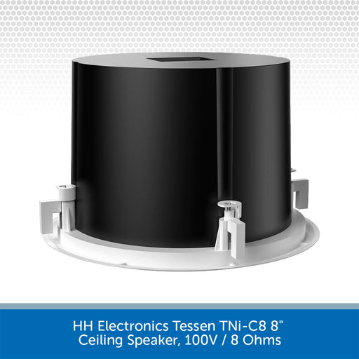 HH Electronics Tessen TNi-C8 8" Ceiling Speaker, 100V / 8 Ohms