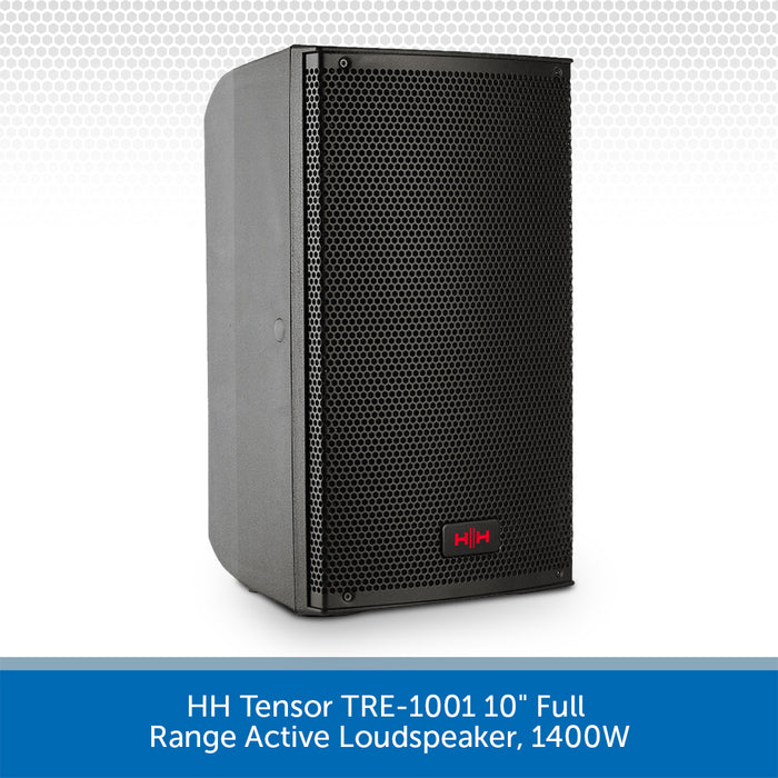 HH Tensor TRE-1001 10" Full Range Active Loudspeaker, 1400W