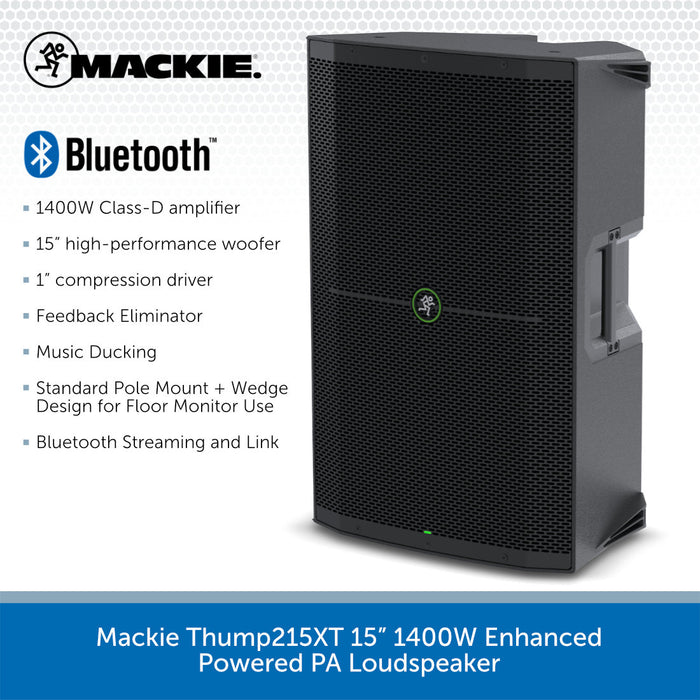 Mackie Thump215XT 15” 1400W Enhanced Powered PA Loudspeaker