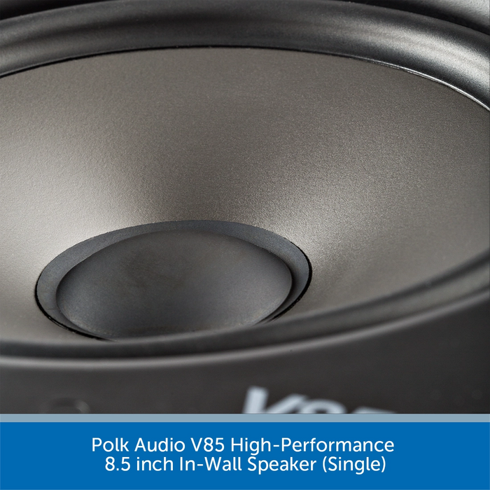 Polk Audio V85 High-Performance 8.5 inch In-Wall Speaker (Single)