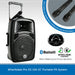 Wharfedale Pro EZ-15A 15 inch Portable PA System 100W, Bluetooth & 2 x Wireless Microphones