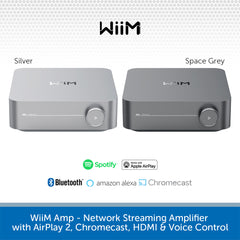 WiiM Amp - Network Streaming Amplifier with AirPlay 2, Chromecast, HDMI & Voice Control