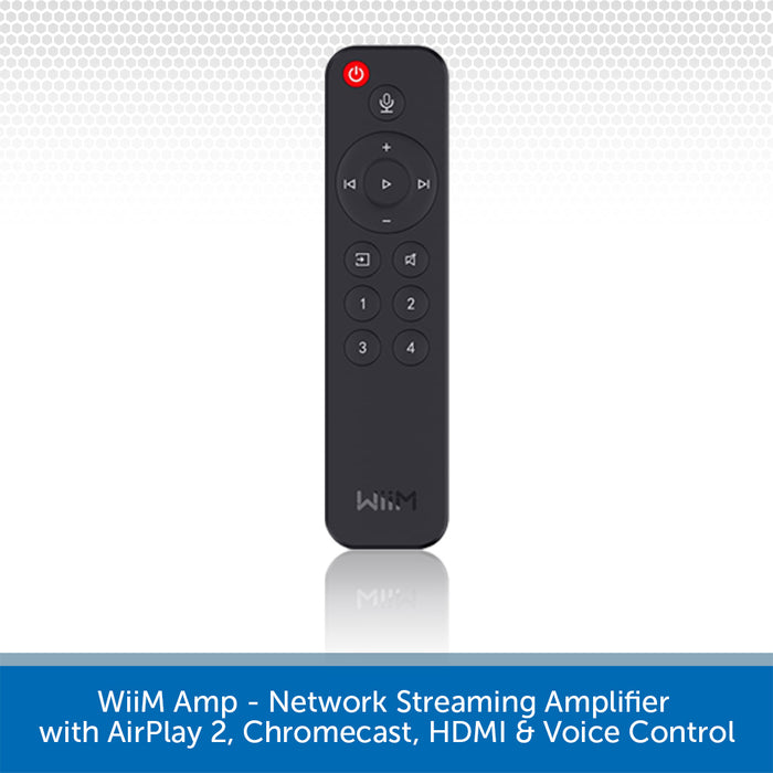 WiiM Amp - Network Streaming Amplifier with AirPlay 2, Chromecast, HDMI & Voice Control