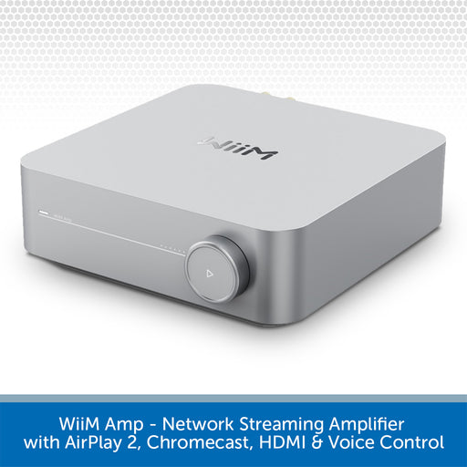 WiiM Amp - Network Streaming Amplifier with AirPlay 2, Chromecast, HDMI & Voice Control