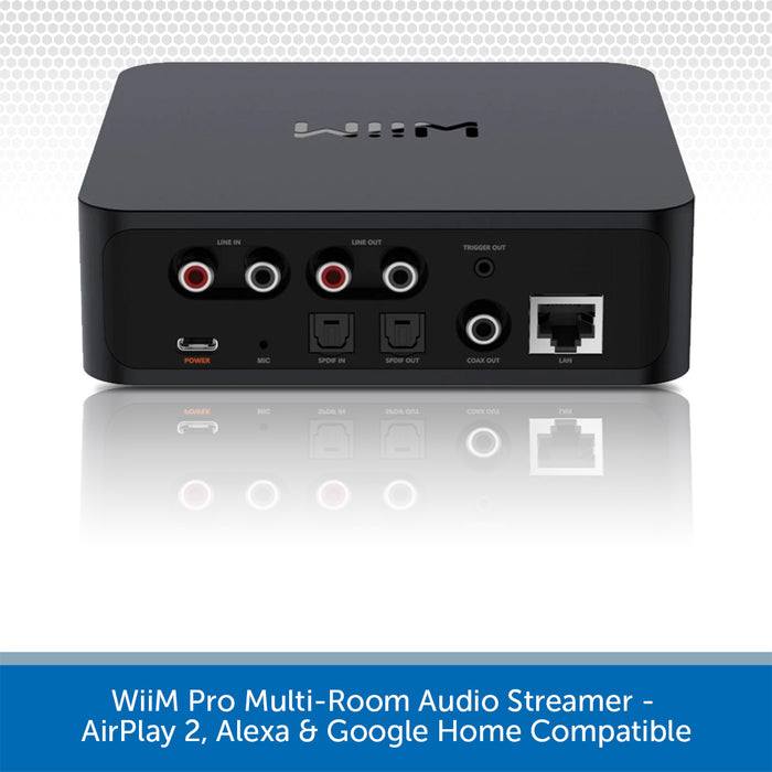 WiiM Pro Multi-Room Audio Streamer - AirPlay 2, Alexa & Google Home Compatible