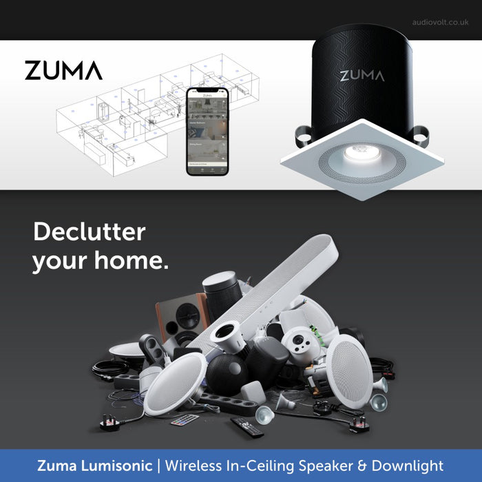 Declutter your home today with the Zuma Lumisonic 