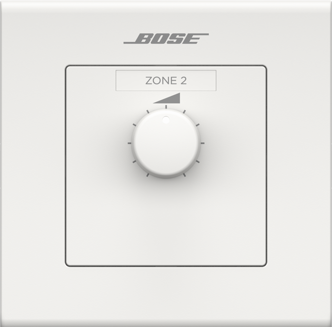 Bose ControlCenter CC-1 Wall-Mount Volume Controller for FreeSpace Amplifiers - Black or White