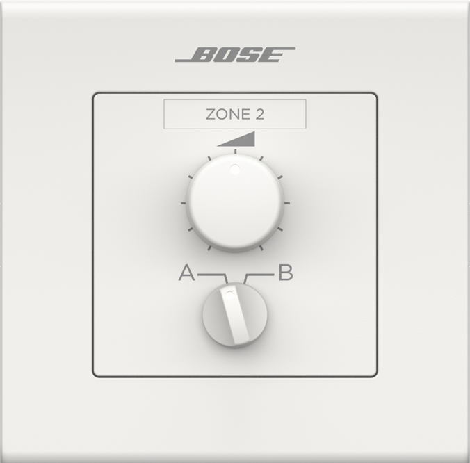 Bose ControlCenter CC-2 Wall-Mount Source & Volume Controller for FreeSpace Amplifiers - Black or White