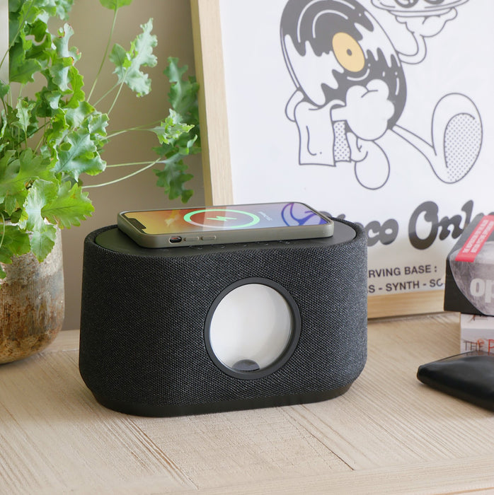 Steepletone Magna Sound - Bluetooth Magnetic Fluid Speaker with Wireless Phone Charging