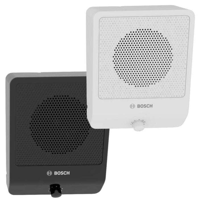 Bosch LB10-UC06V-D/L 6W 100V Wall-Mount Cabinet Speaker with Volume Control, Black or White