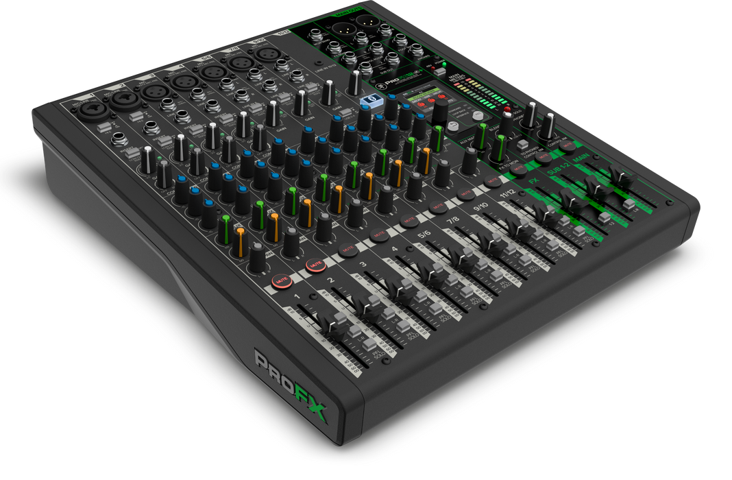 Mackie ProFX12v3+ 12-Channel Mixing Desk with Enhanced FX, USB Interface & Bluetooth