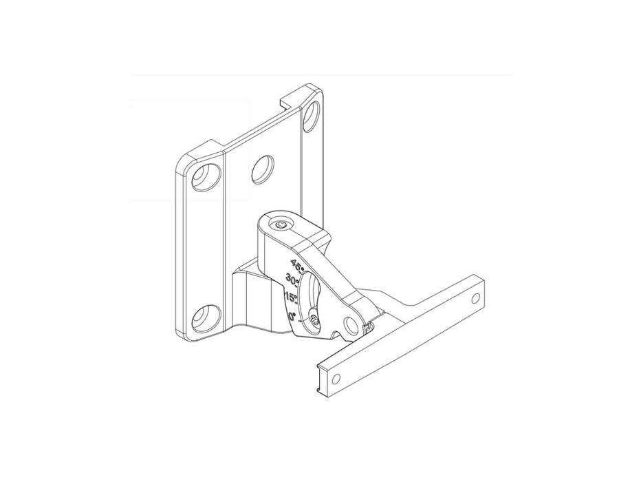 FBT WM-45 Directional Wall Mount Bracket for Canto 5 Speakers - Black or White