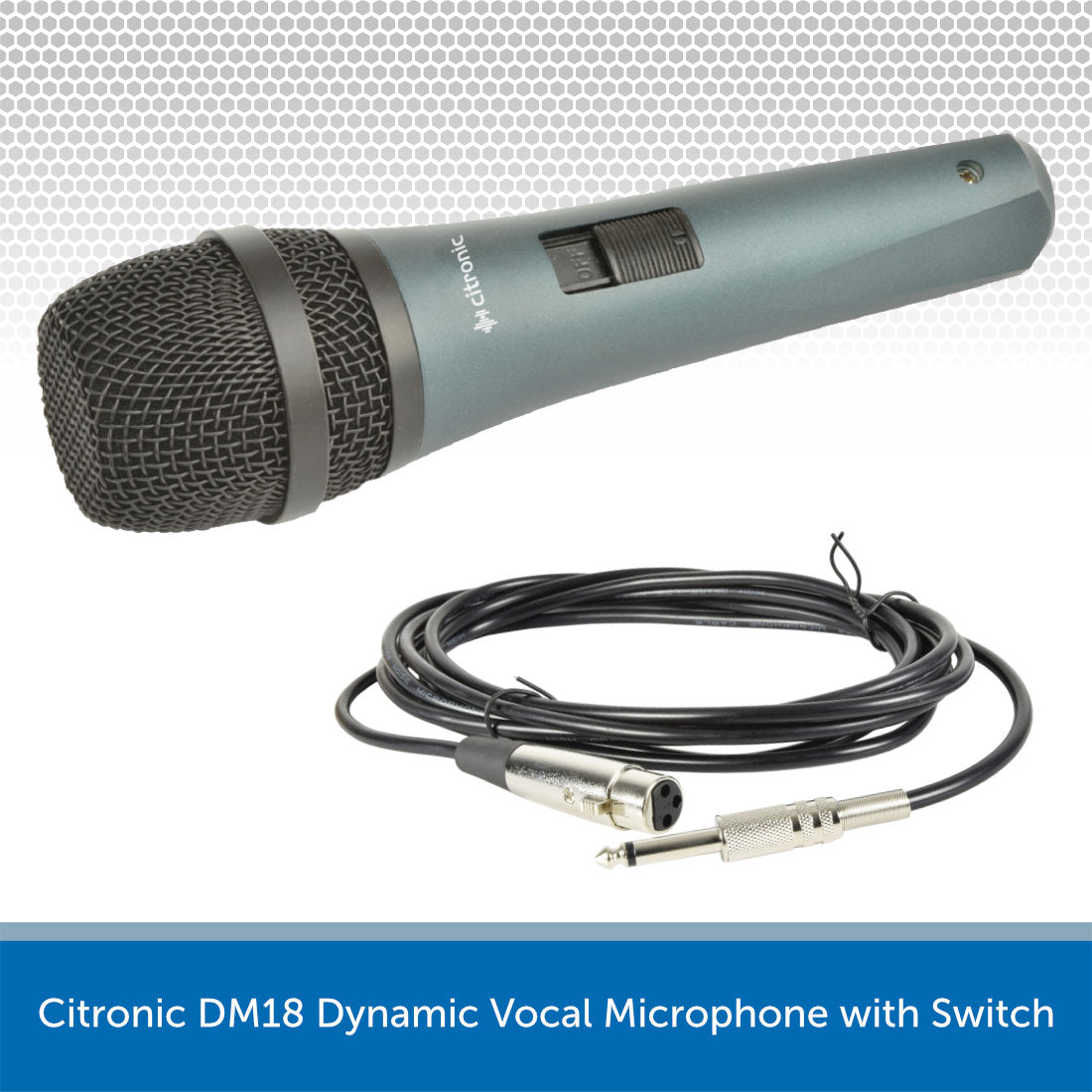 Citronic DM18 Dynamic Vocal XLR Microphone | Audio Volt