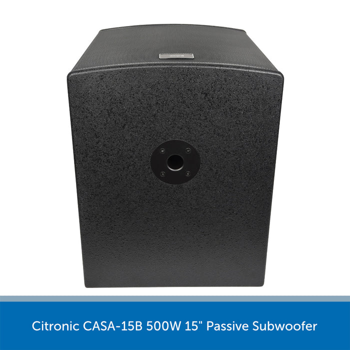 Citronic CASA-15B 15" 500W Passive Subwoofer