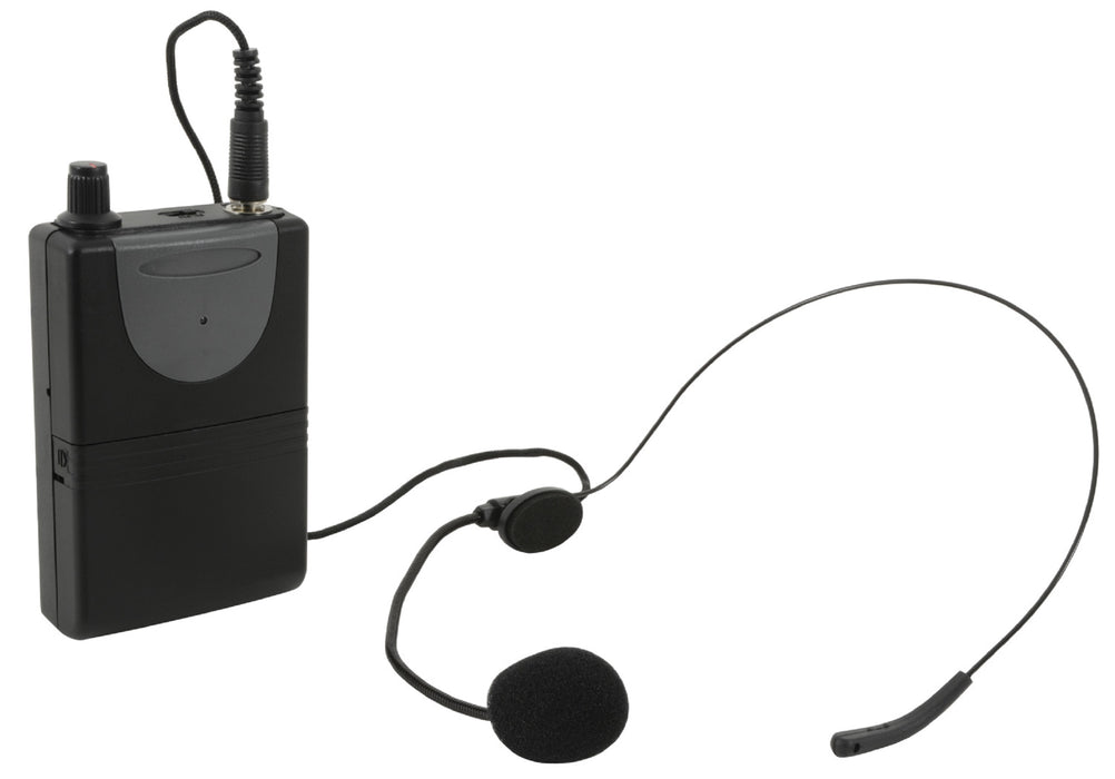 QTX Headset Microphone & Beltpack for QRPA & QXPA Series