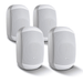 4 Pack of Apart MASK4CT-W Two-Way Loudspeakers in White