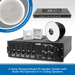 4-Zone Mosque/Masjid PA Speaker System with Radio Microphones & In-Ceiling Speakers