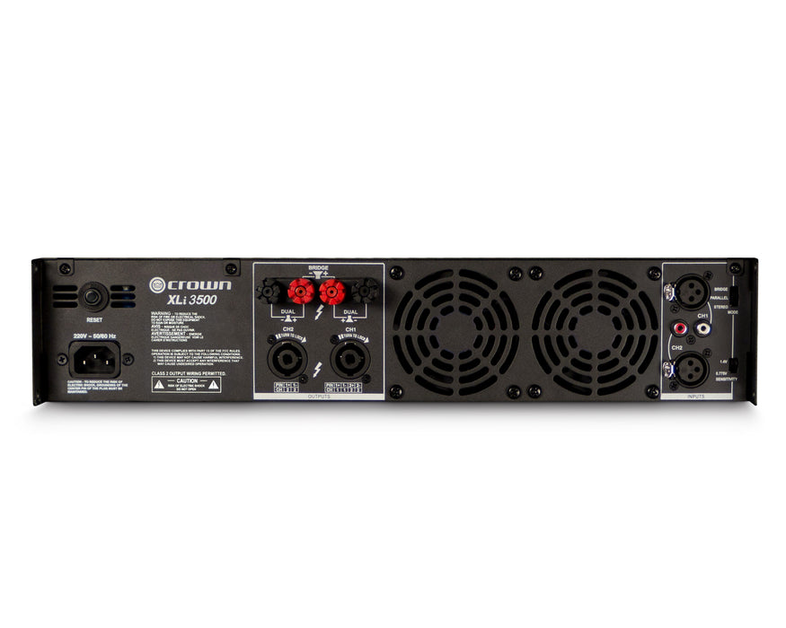 Crown XLi 3500 Power Amplifier, 2 x 1350W @ 4 Ohms