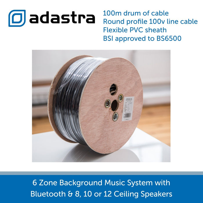 100m Drum of double insulated speaker cable