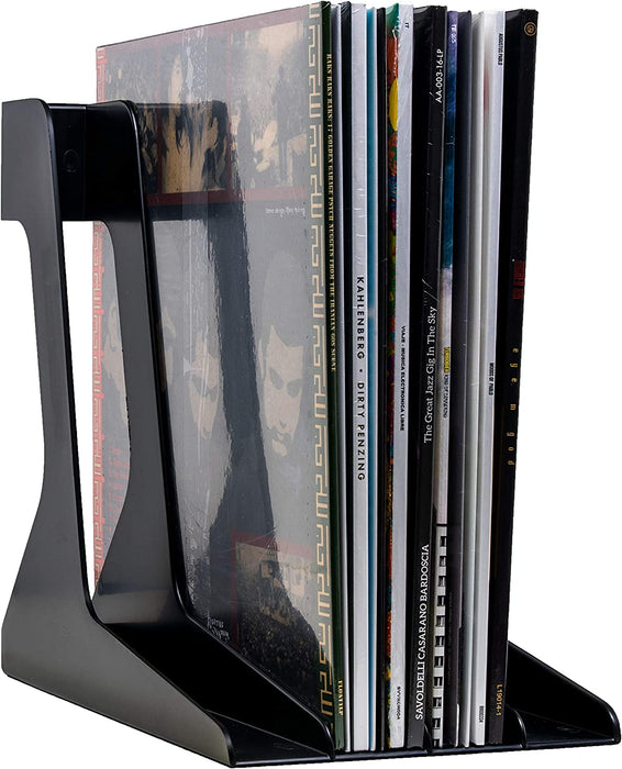 Audio Anatomy 12" Vinyl Record Stand, Holds 40 Records - Black or White