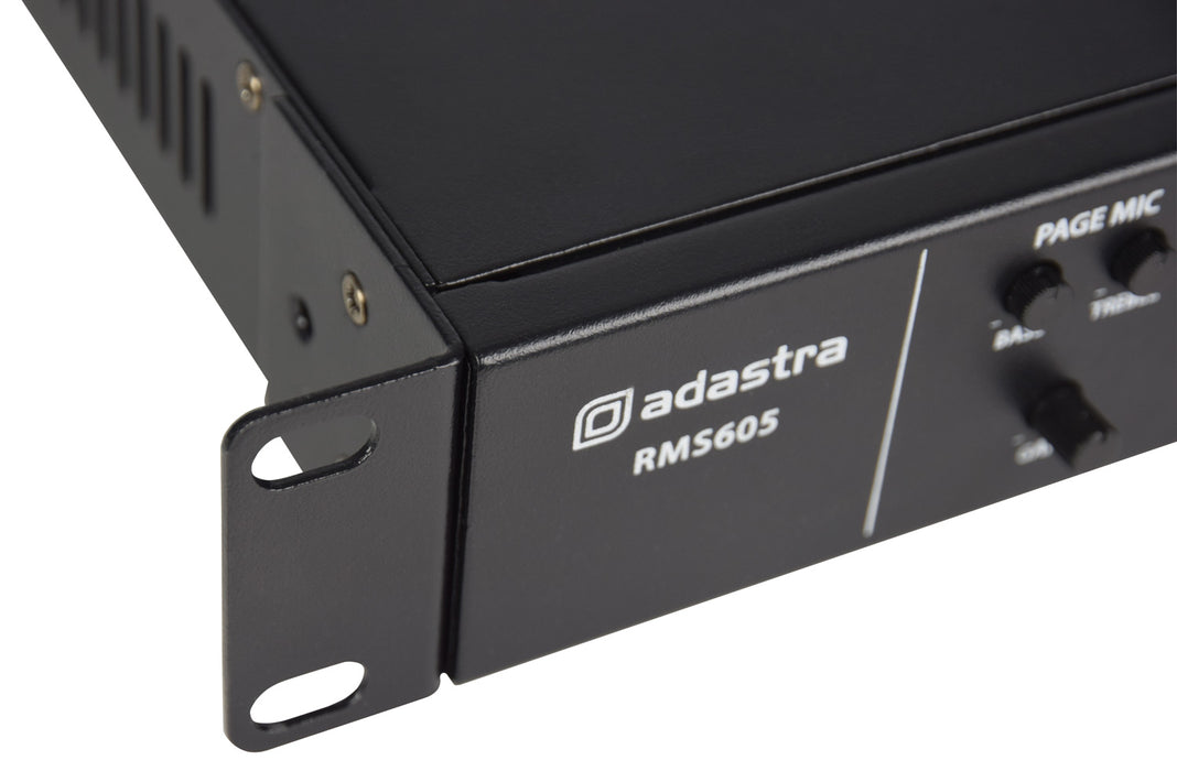 Adastra RMS605 5-Zone Class-D Amplifier, 5 x 60W, 100V / 4-16 Ohm