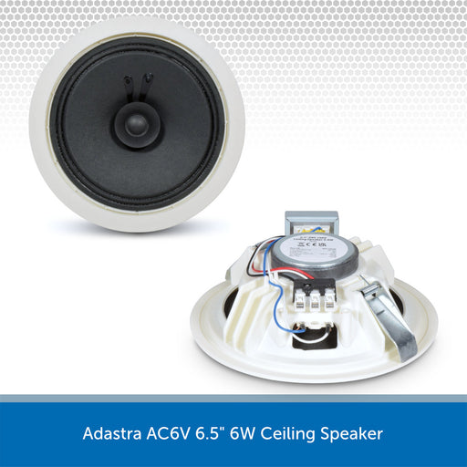 2 x 6.5" Ceiling Speaker Music System with Bluetooth Stereo Amplifier