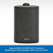 Adastra BP3V-B & BP3V-W 3" Outdoor Weatherproof Wall Speaker 100V Line or 8 Ohm