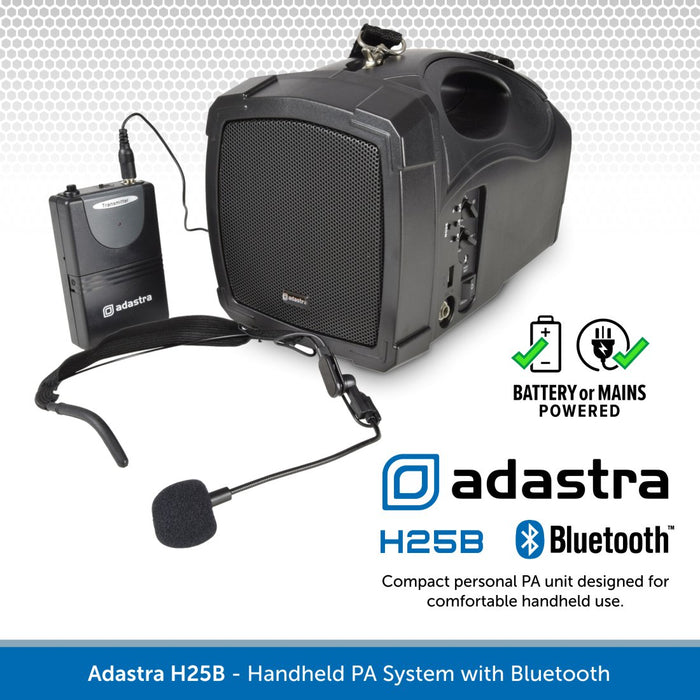 Adastra H25B - Handheld PA System with Bluetooth | Audio Volt