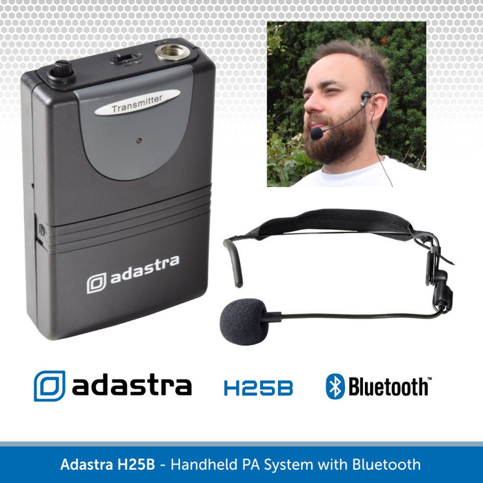 Adastra H25B - Handheld PA System with Bluetooth