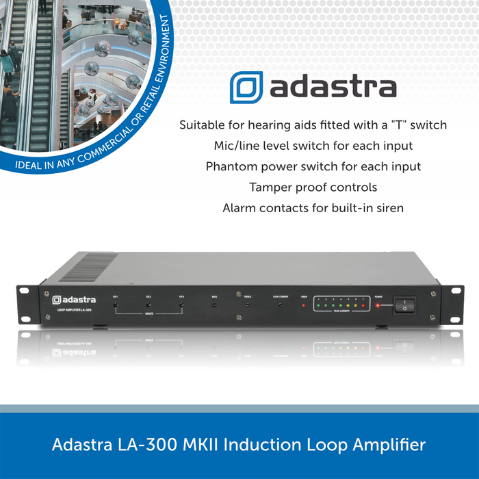 Adastra LA-300 MKII Induction Loop Amplifier
