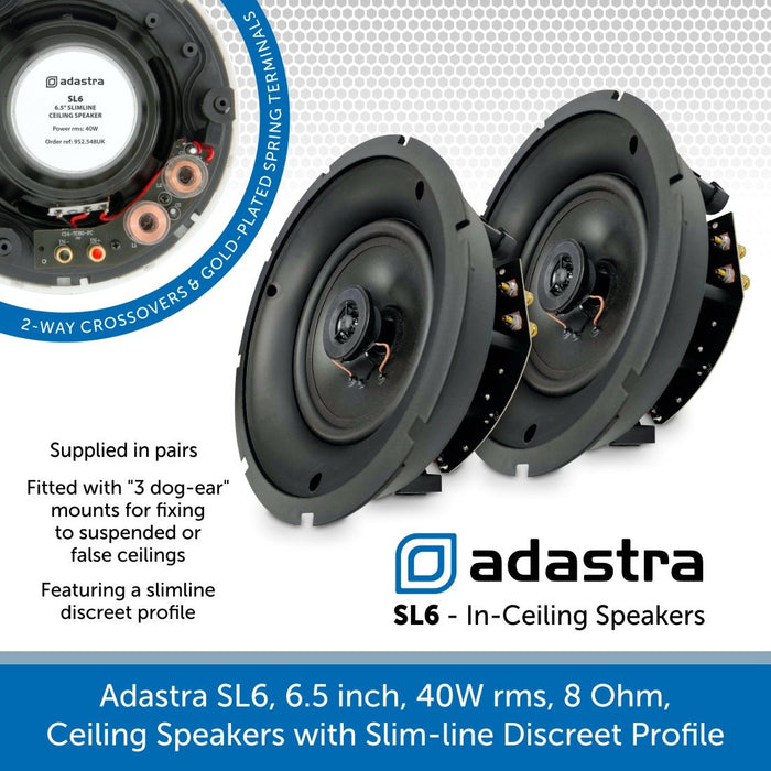 Adastra SL6 Ceiling Speakers