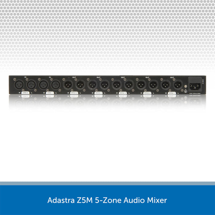 Adastra Z5M 5-Zone Audio Mixer