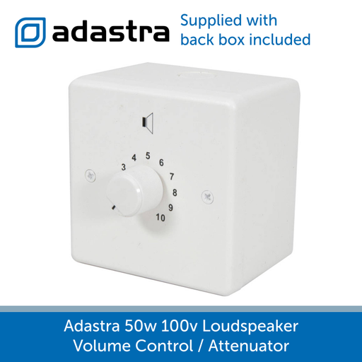 Adastra 100v 50w Loudspeaker Volume Control / Attenuator
