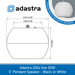 Sizes for Adastra Pendant Speakers 